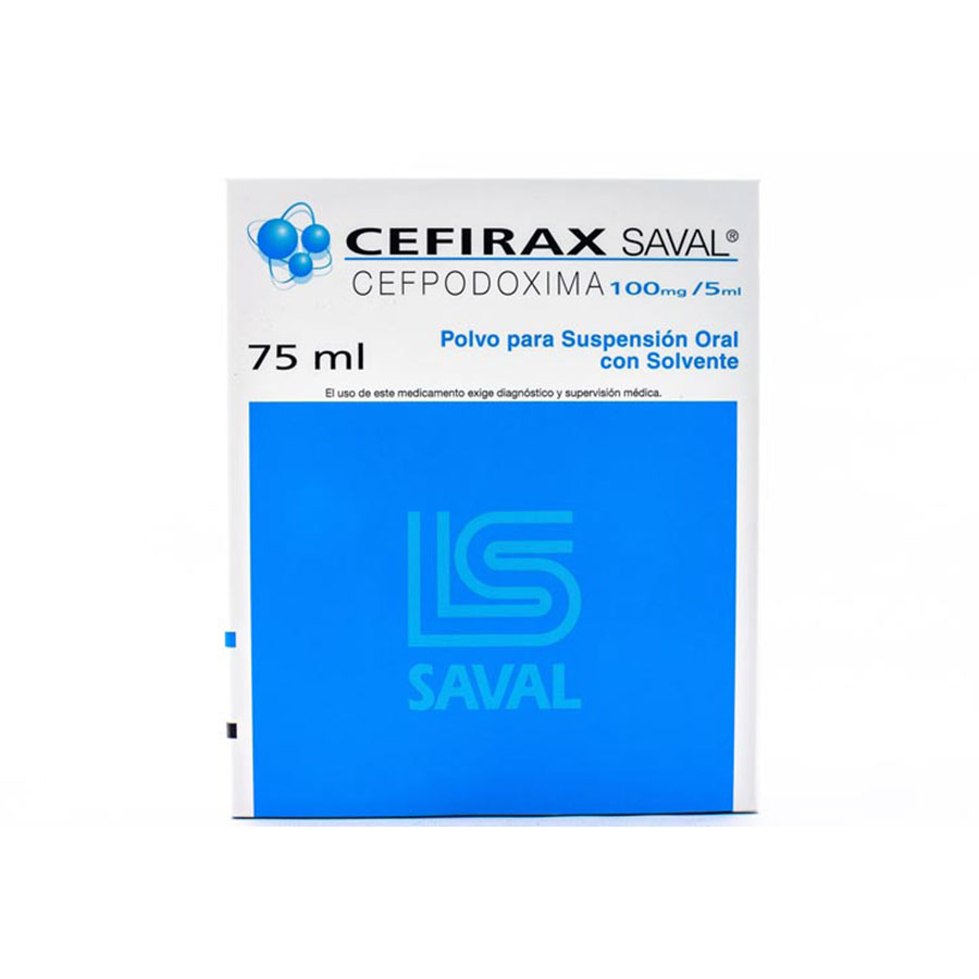 CEFIRAX 100MG/5ML ECUAQUIMICA - SAVAL Suspensión 426792