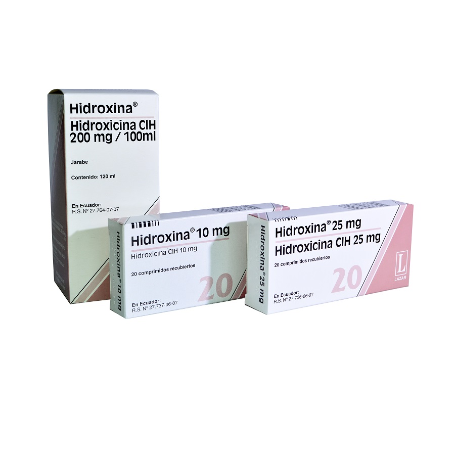 HIDROXINA 25MG LETERAGO - LAZAR Comprimidos 426837