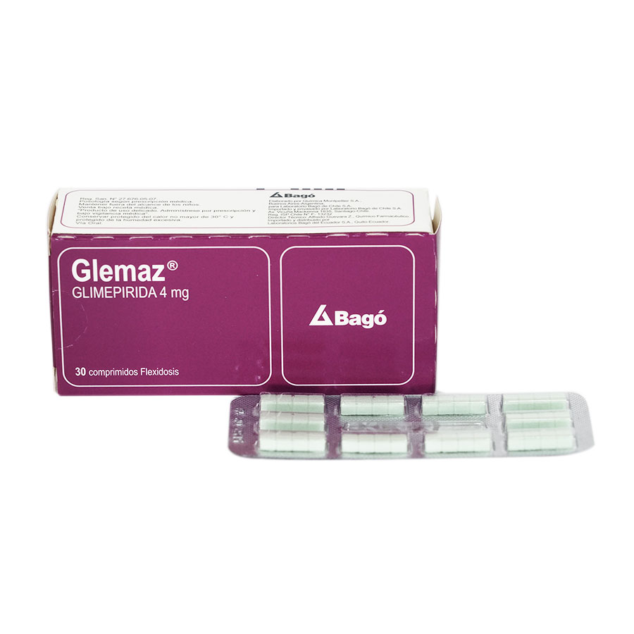 GLEMAZ 4MG QUIFATEX DIST BAGO Comprimidos 426942