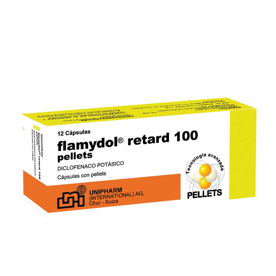 FLAMYDOL 100MG LETERAGO - UNIPHARM Cápsulas 426950