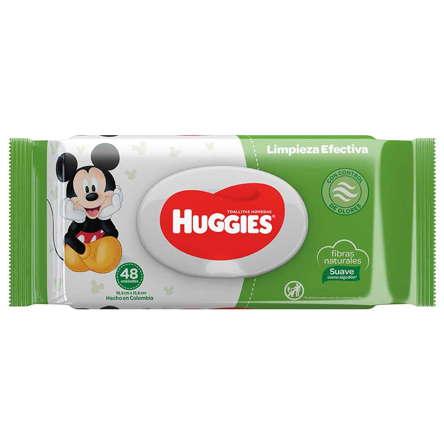  Toallita Húmeda HUGGIES Limpieza Efectiva 48 unidades426992