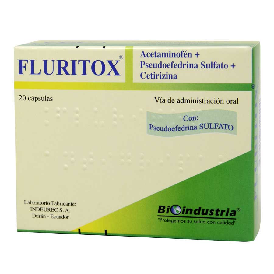 FLURITOX 500/60MG FARMAYALA - FARMAYALA Cápsulas 426996