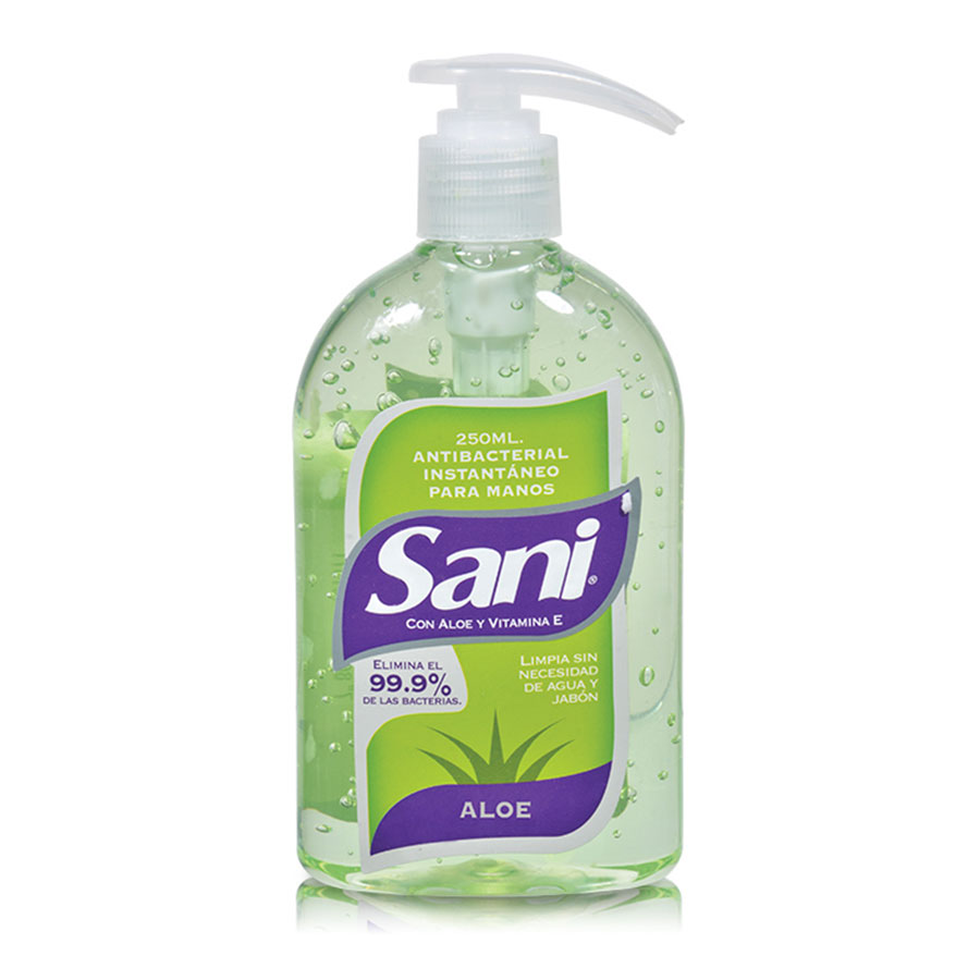  Desinfectante de Manos SANI con Aloe Vera Gel 250 ml427017