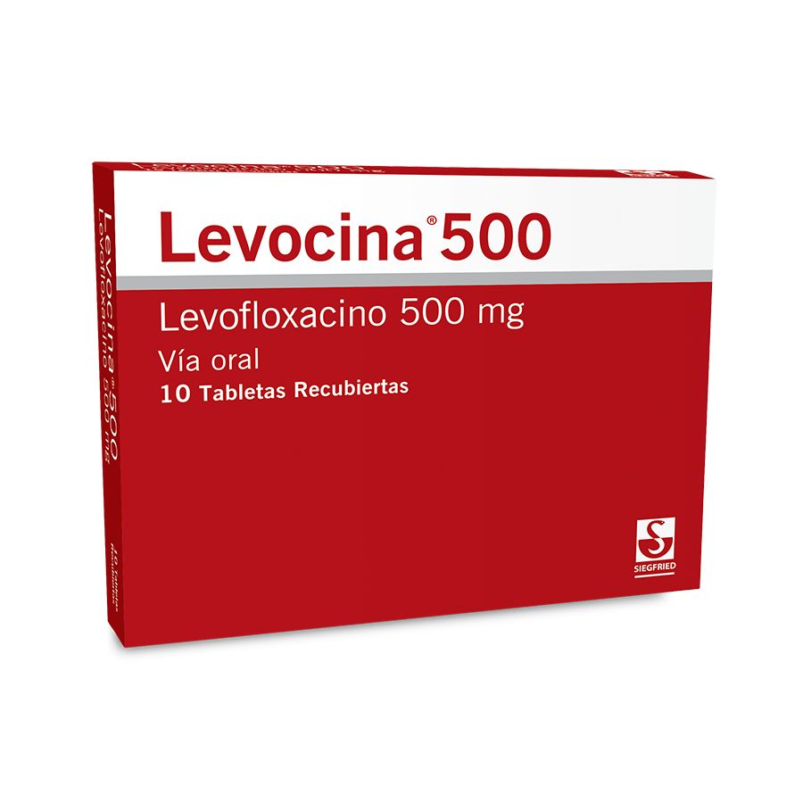 LEVOCINA 500MG LETERAGO - SIEGFRIED - SIEGFRIED Tableta Recubierta 427128