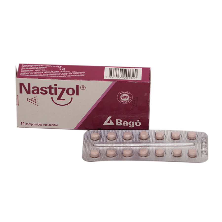 NASTIZOL 60/4MG QUIFATEX DIST BAGO Comprimido Recubierto 427164