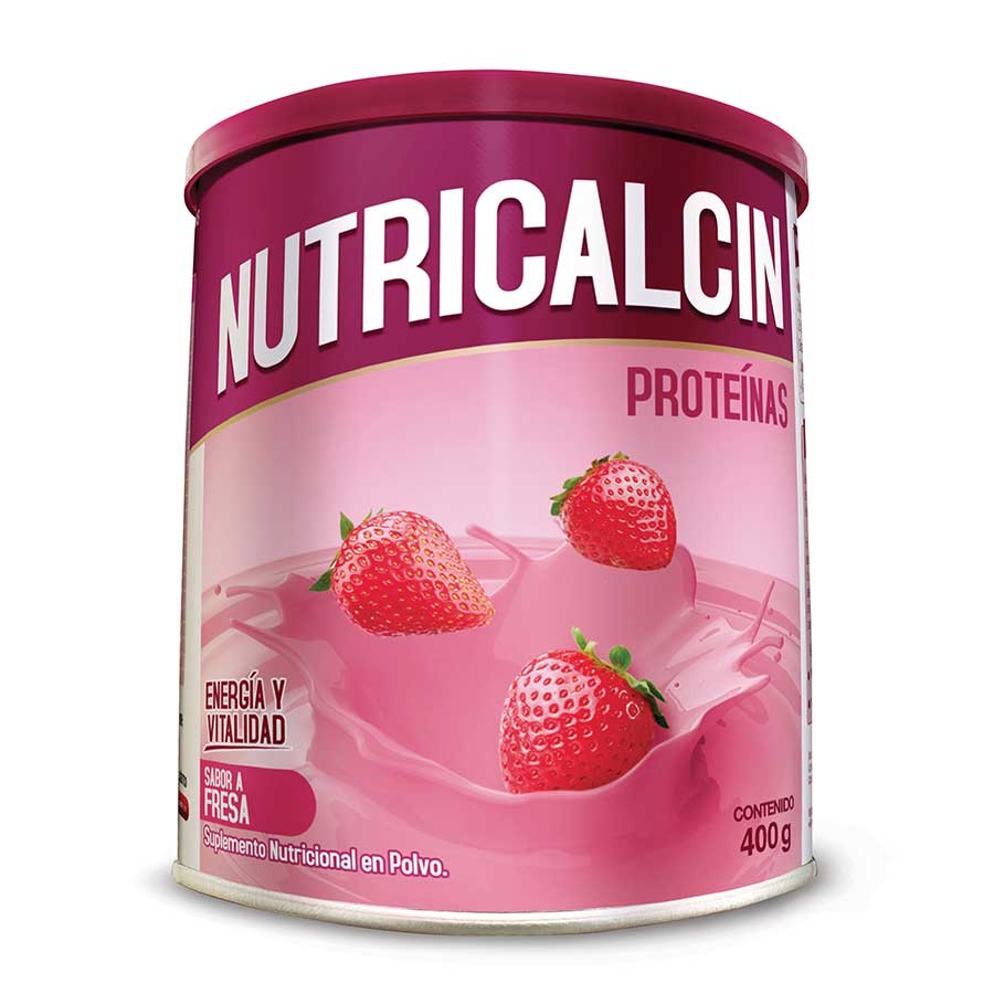  NUTRICALCIN Proteína en Polvo Fresa 400 g427268