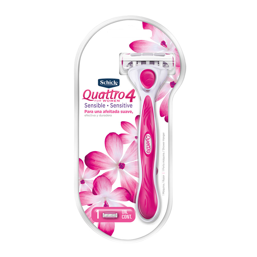  Máquina de Afeitar SCHICK Quattro Mujer 427269