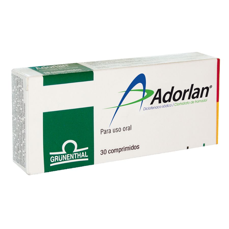 ADORLAN 25/25MG GRUNENTHAL Comprimidos 427281