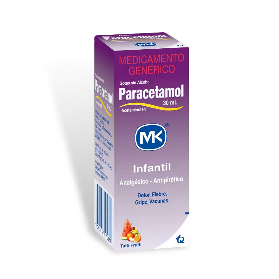 PARACETAMOL 100MG TECNOQUIMICAS - GENERICOS en Gotas 427288