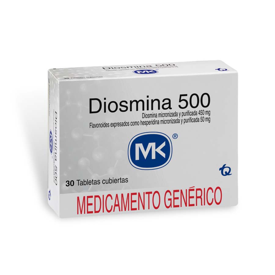 DIOSMINA 500MG TECNOQUIMICAS - GENERICOS Tableta 427302