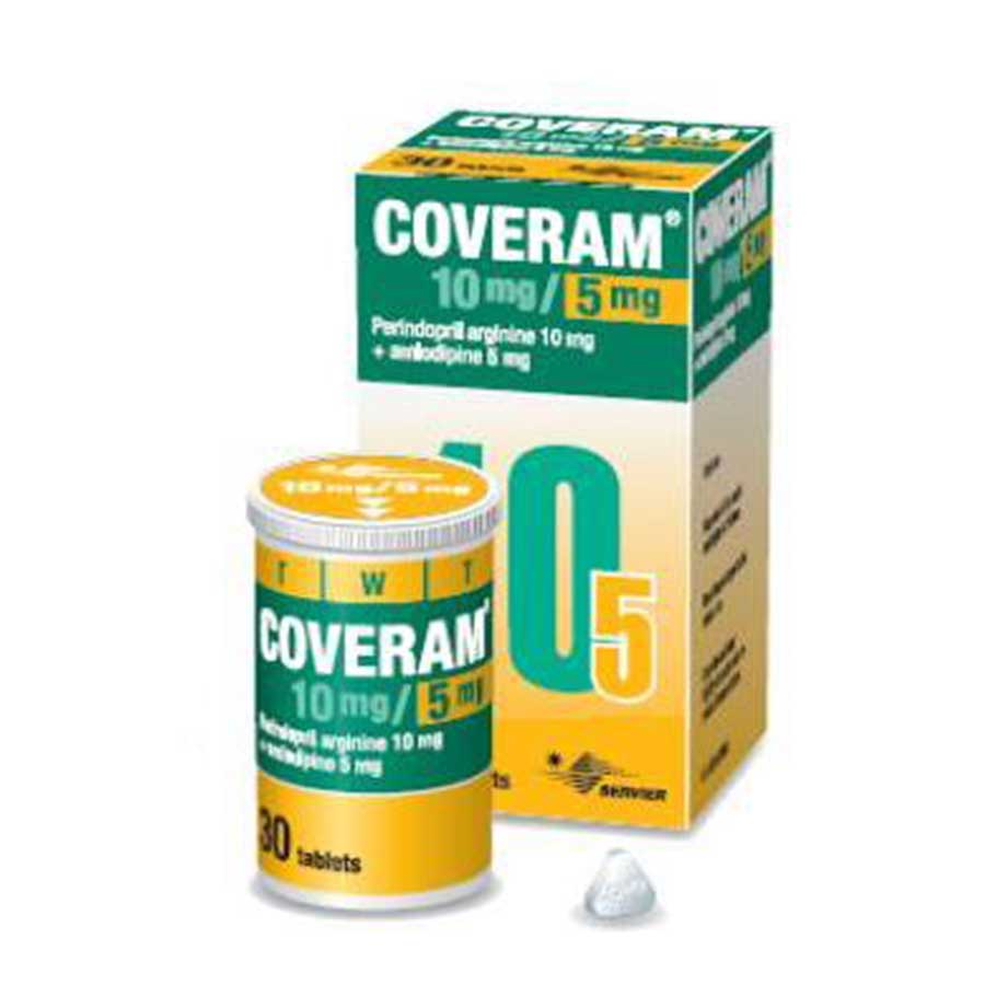 COVERAM 10/5MG QUIFATEX REPR SERVIER Comprimidos 427330