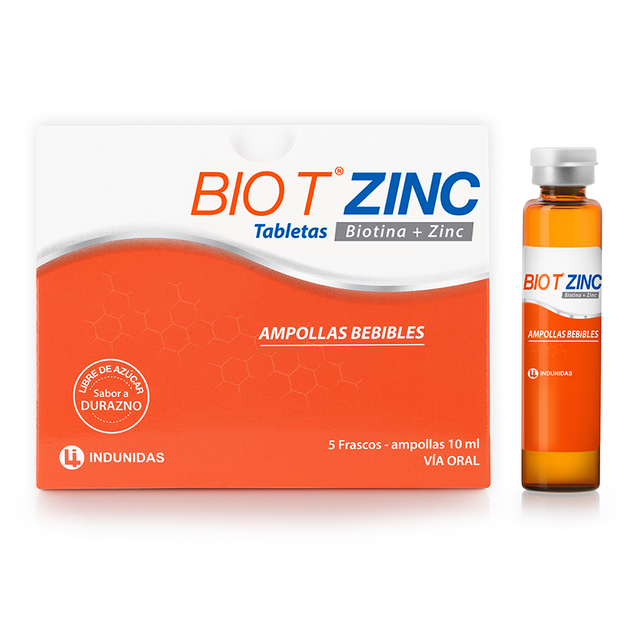 BIO T 150MCG/10MG INDUNIDAS  Bio T + Zinc427350