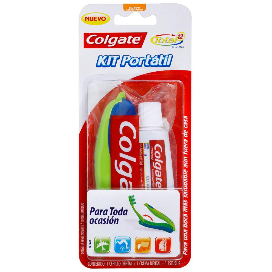  Cepillo dental COLGATE Portable neceser + pasta de 22 ml427356