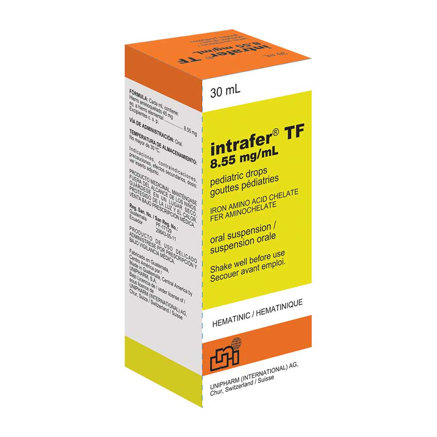 INTRAFER 8.55MG LETERAGO - UNIPHARM Gotas 427400