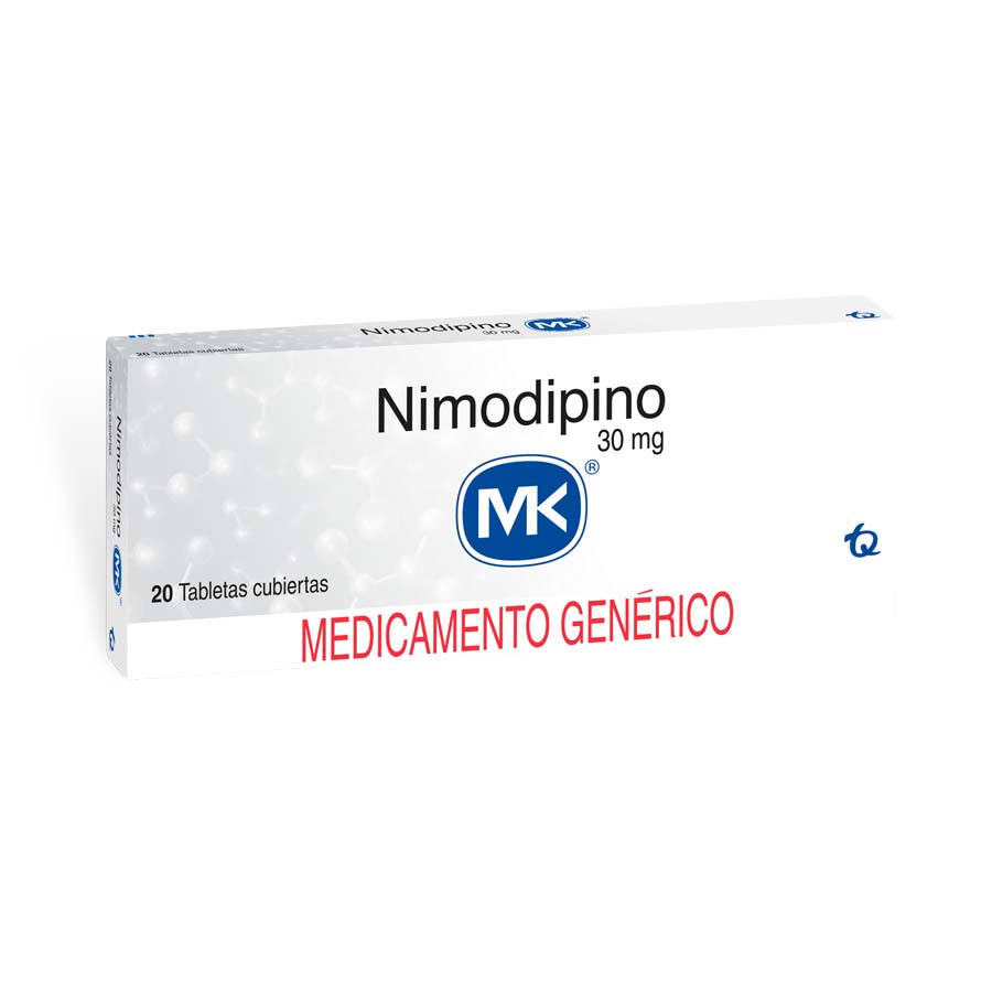 NIMODIPINO 30MG TECNOQUIMICAS - GENERICOS Tableta Recubierta 427463