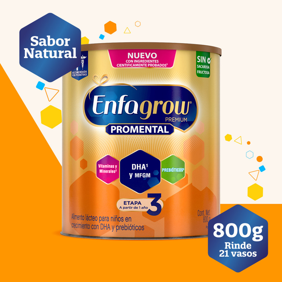  Formula de Crecimiento ENFAGROW Premium-  Etapa 3- Sabor natural Lata de 800g427578