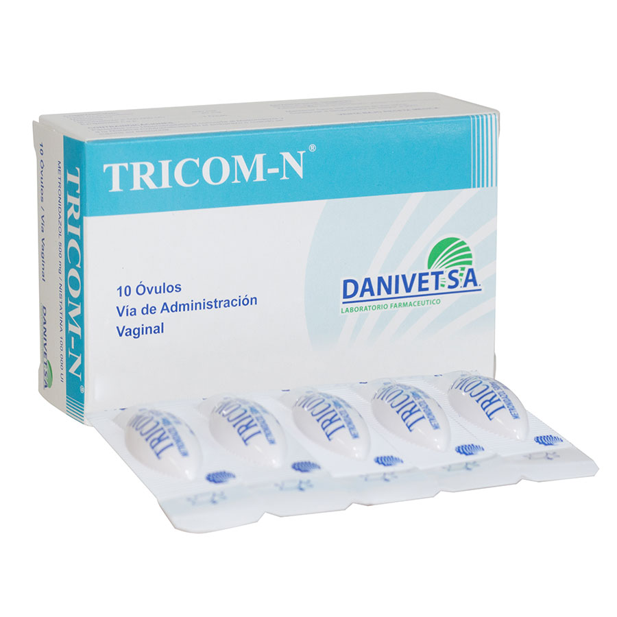 TRICOM-N 500MG/100000UI DANIVET Óvulos 427593