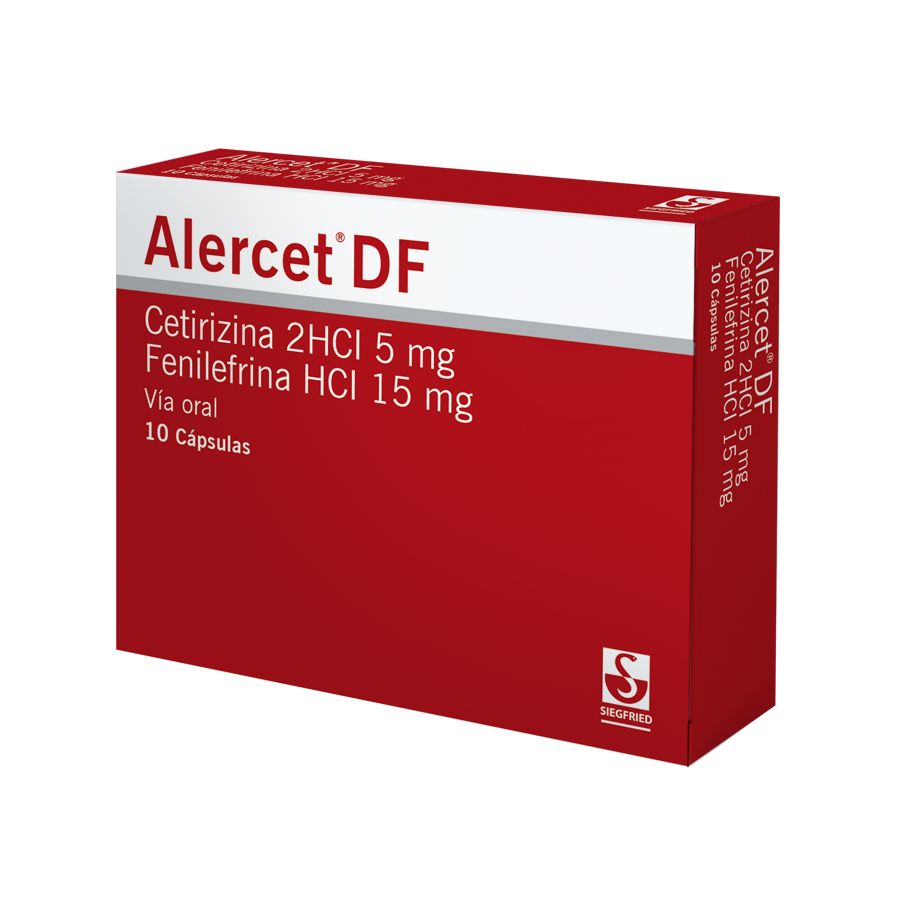 ALERCET 15/5MG LETERAGO - SIEGFRIED - SIEGFRIED Cápsulas DF427601