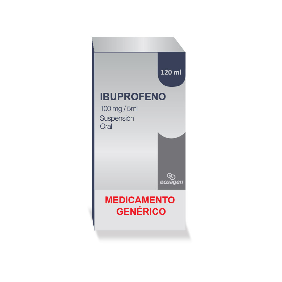 IBUPROFENO 100MG/5ML DYVENPRO ECUAGEN Suspensión 427674