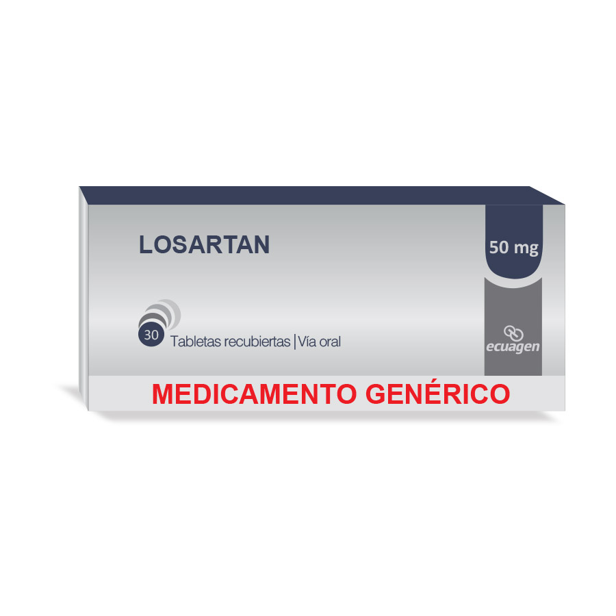 LOSARTAN 50MG DYVENPRO ECUAGEN Tableta Recubierta 427687