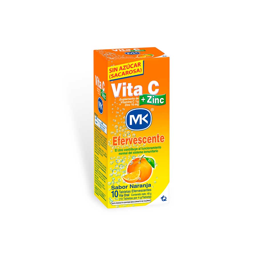  Vitamina C VITA-C 1g x 10 mg Tableta Efervescente x 10427704