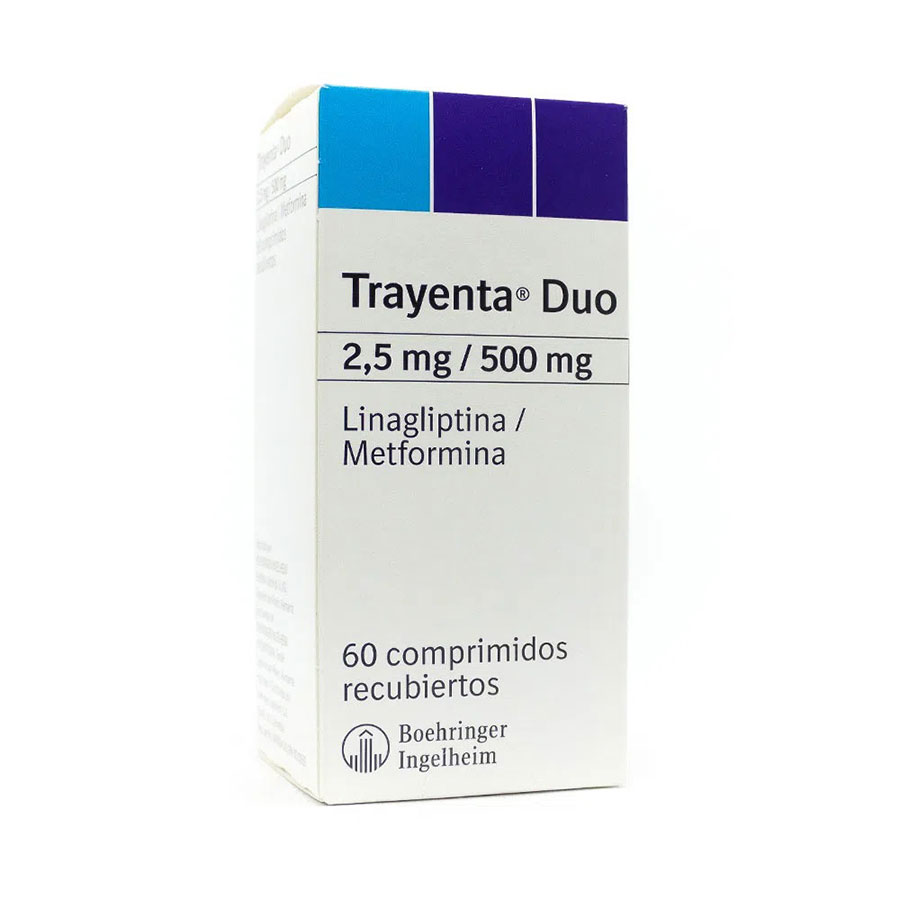 TRAYENTA 2.5/500MG BOEHRINGER INGELHEIM - FARMA Tableta Recubierta Duo427719