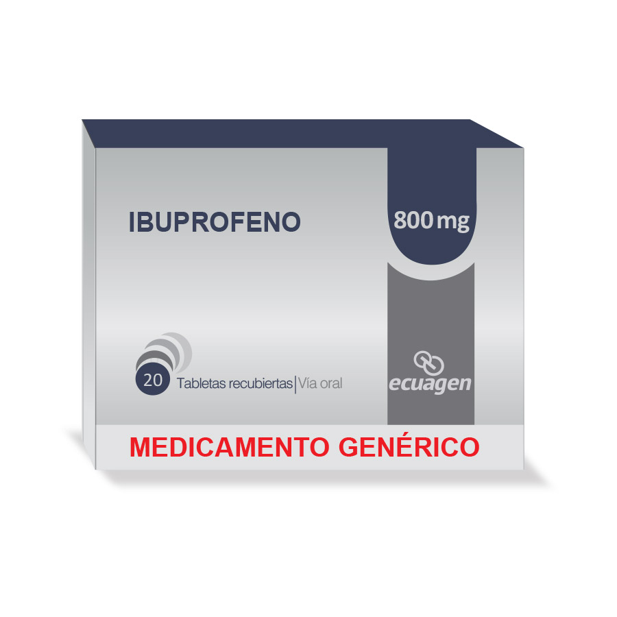 IBUPROFENO 800MG DYVENPRO ECUAGEN Tableta Recubierta 427754