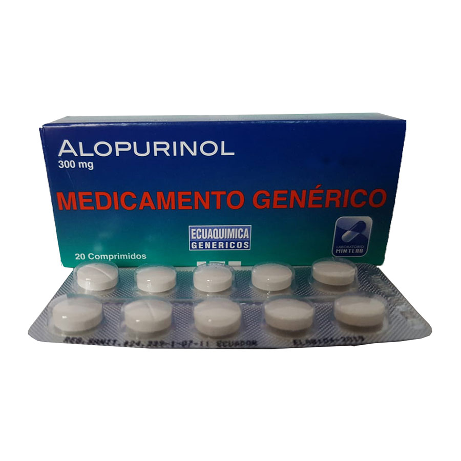 ALOPURINOL 300MG ECUAQUIMICA - MINTLAB Comprimidos 427781