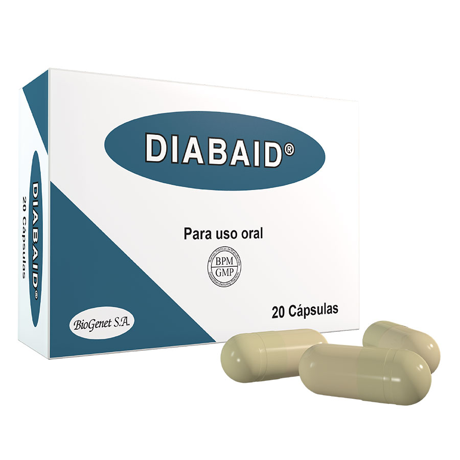 DIABAID 100/100MG BIOGENET Cápsulas 427798