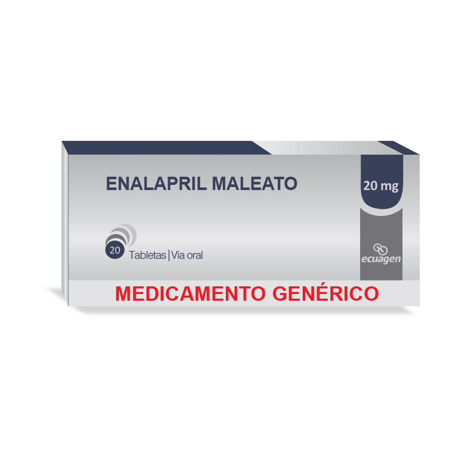 ENALAPRIL 20MG DYVENPRO ECUAGEN Comprimidos 427801