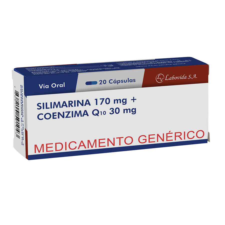 SILIMARINA+COENZIMA 170/30MG LABOVIDA Cápsulas 427859