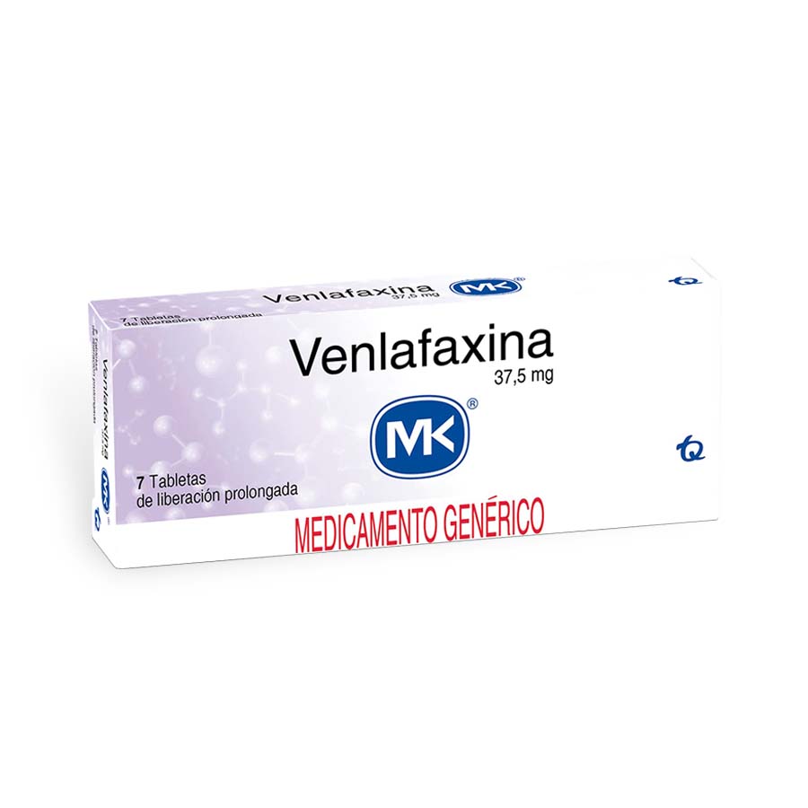 VENLAFAXINA 37.5MG TECNOQUIMICAS - GENERICOS Tableta 427861