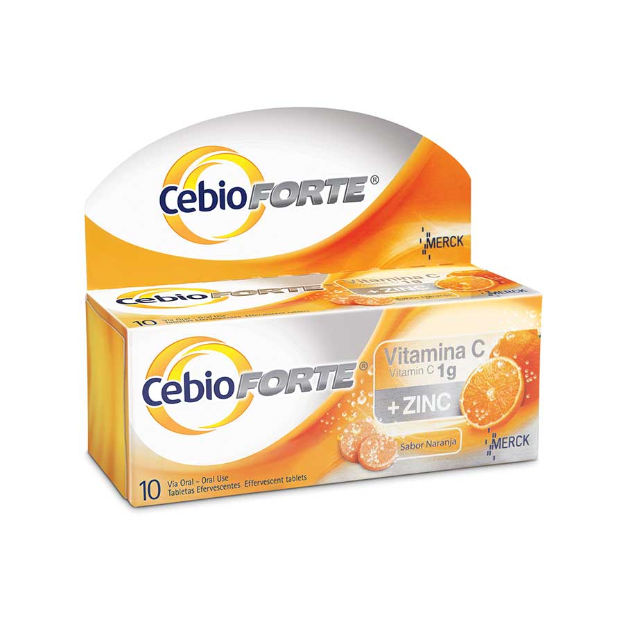  CEBION Forte 1000 mg x 10 mg Tabletas Efervescentes x 10427874