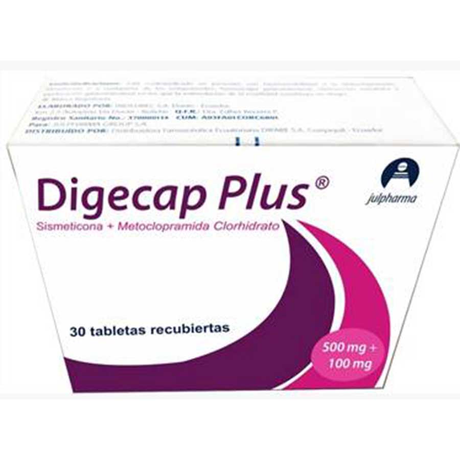 DIGECAP 200/10MG DYVENPRO OTC-CONSUMO 2 Tabletas Recubiertas Plus427934