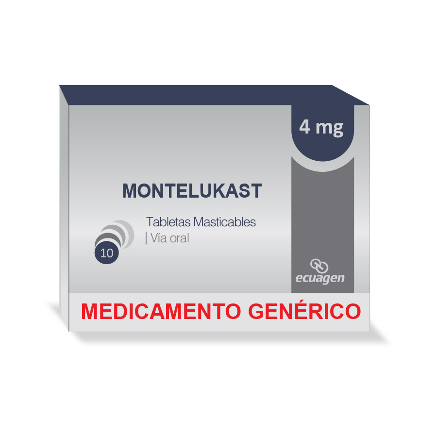 MONTELUKAST 4MG DYVENPRO ECUAGEN Tableta Masticable 427981