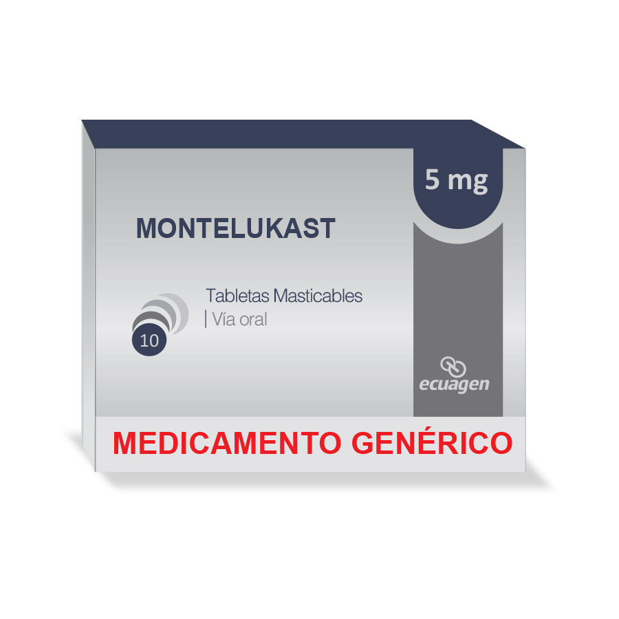 MONTELUKAST 5MG DYVENPRO ECUAGEN Tableta Masticable 427982