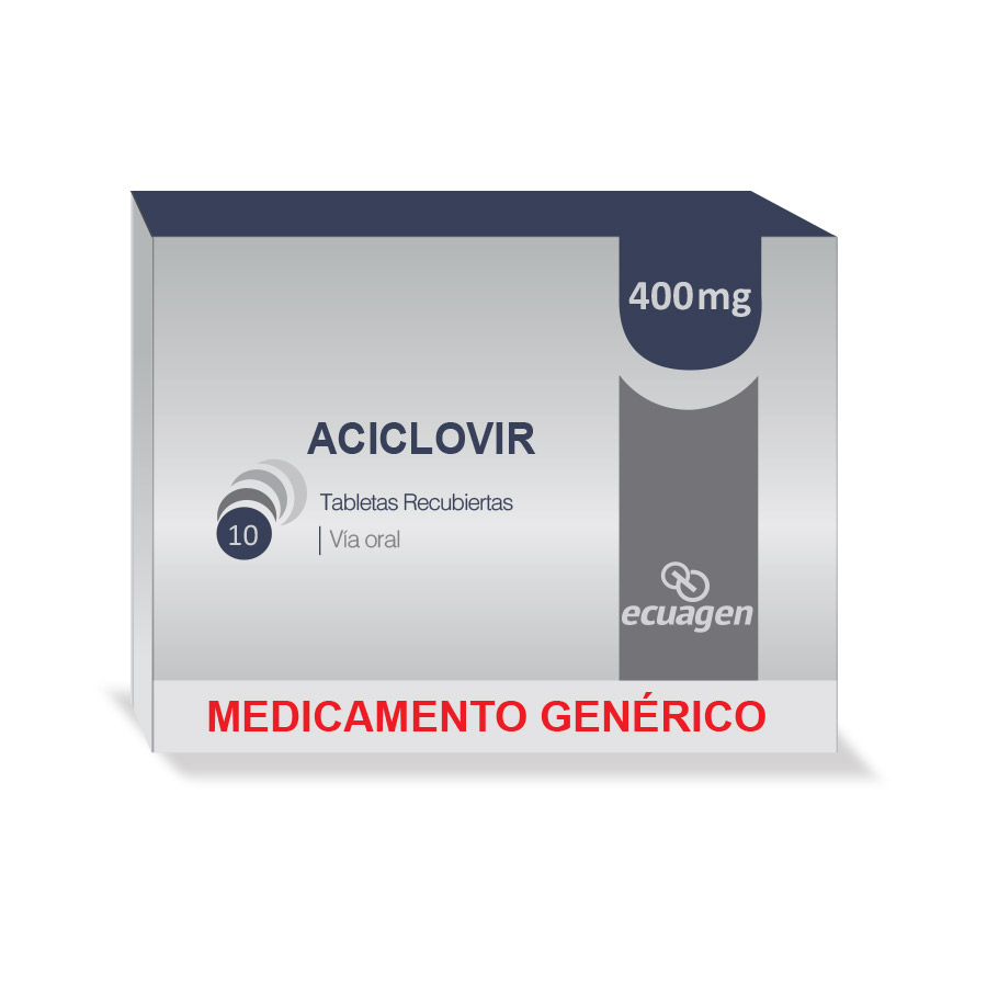 ACICLOVIR 400MG DYVENPRO ECUAGEN Tableta Recubierta 427991