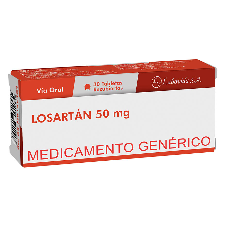 LOSARTAN 50MG LABOVIDA Tableta Recubierta 428051