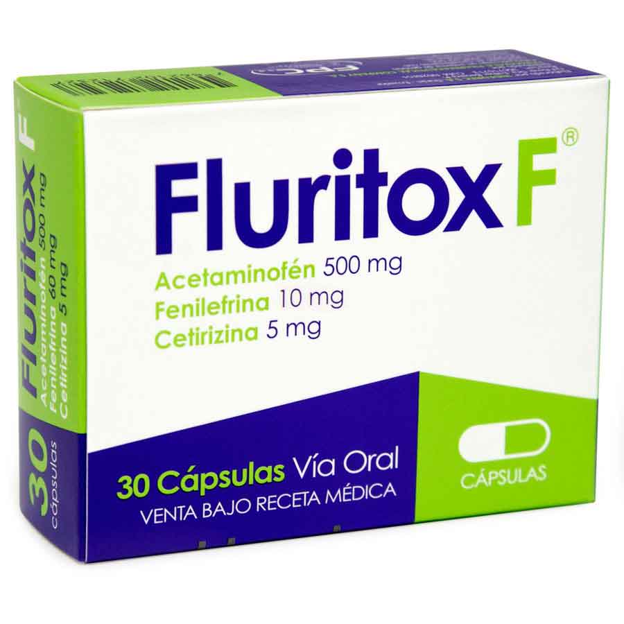  FLURITOX 500 mg x 10 mg x 5 mg Cápsulas x 30428059