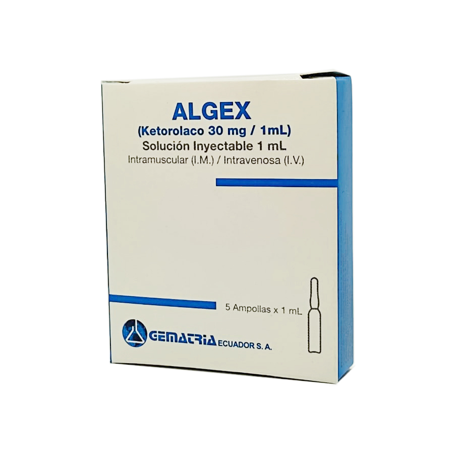 ALGEX 30MG GEMATRIAECUADOR Solución inyectable 428087