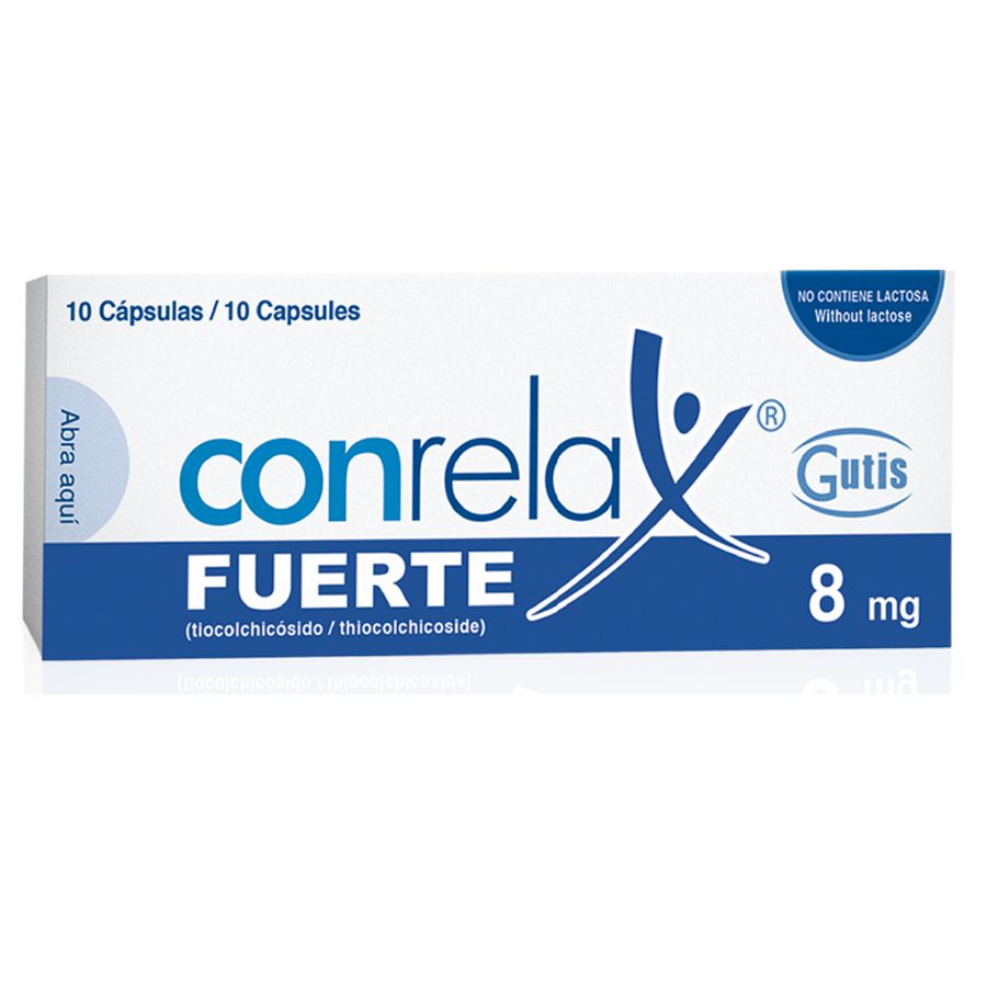 CONRELAX 8MG GUTIS Cápsulas Fuerte428089