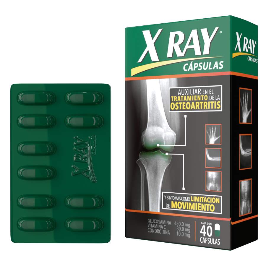  X RAY 450 mg x 30 mg x 10mg Cápsulas x 40428105