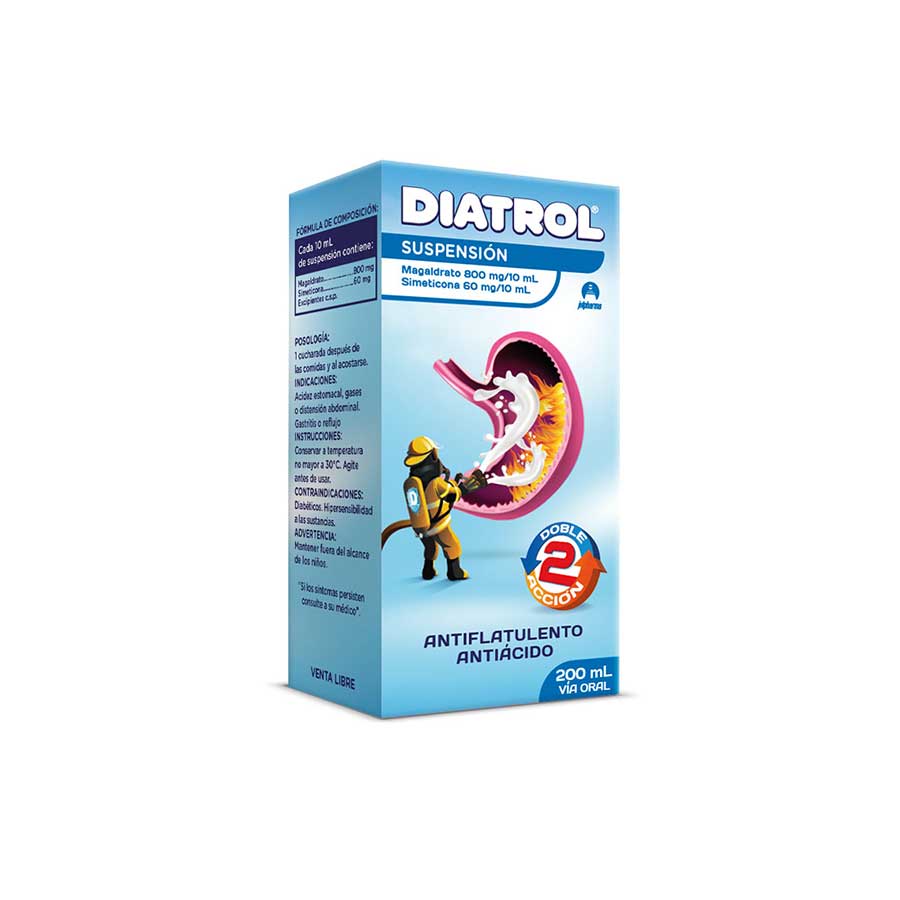  Antiácido DIATROL 800 mg x 60 mg Suspensión 200 ml428106