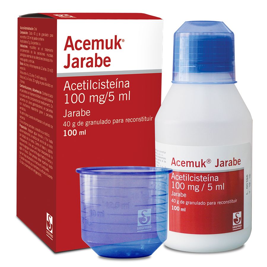 ACEMUK 100MG/5ML LETERAGO - SIEGFRIED - SIEGFRIED Jarabe 428124