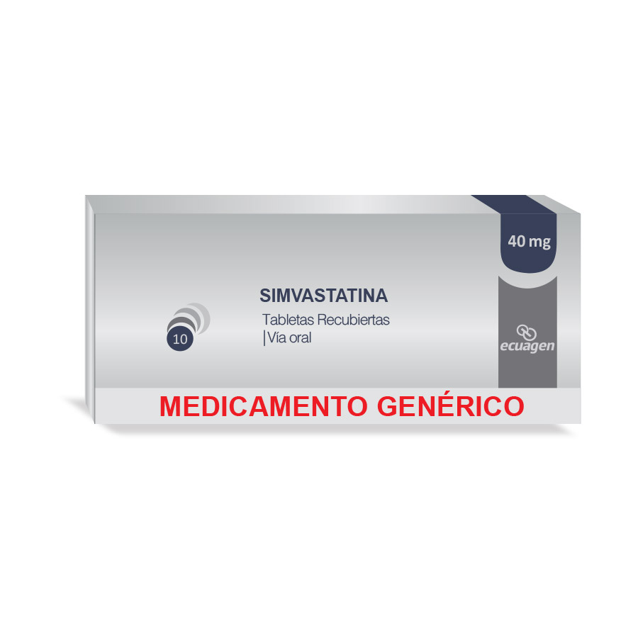 SIMVASTATINA 40MG DYVENPRO ECUAGEN Tableta Recubierta 428133