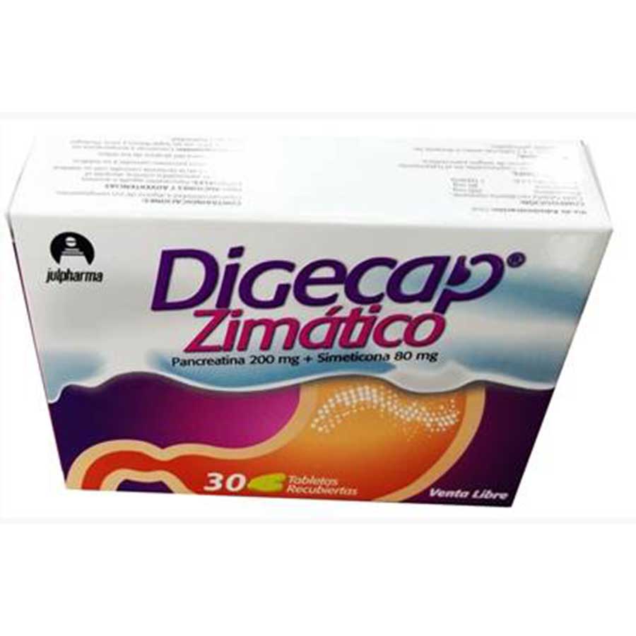  Antiácido DIGECAP 280 mg x 80 mg Tabletas Recubiertas x 30428135