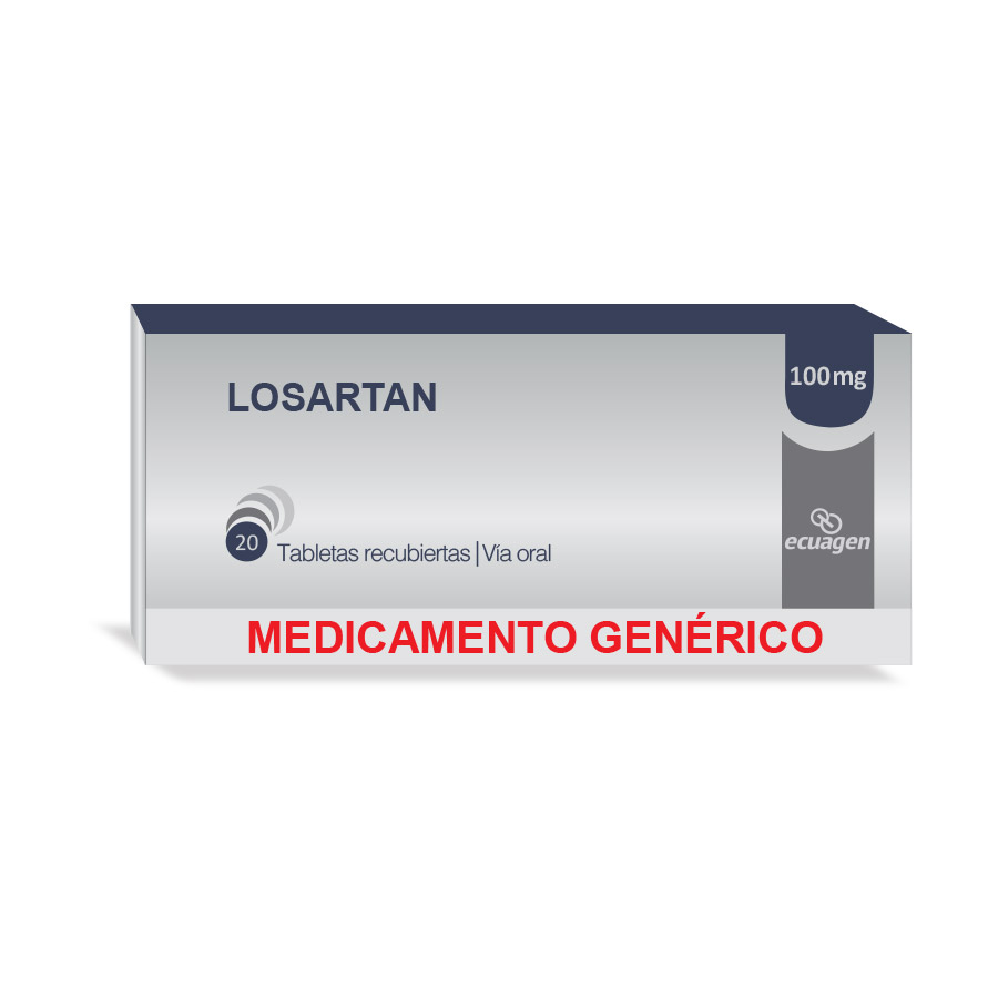 LOSARTAN 100MG DYVENPRO ECUAGEN Tableta Recubierta 428136