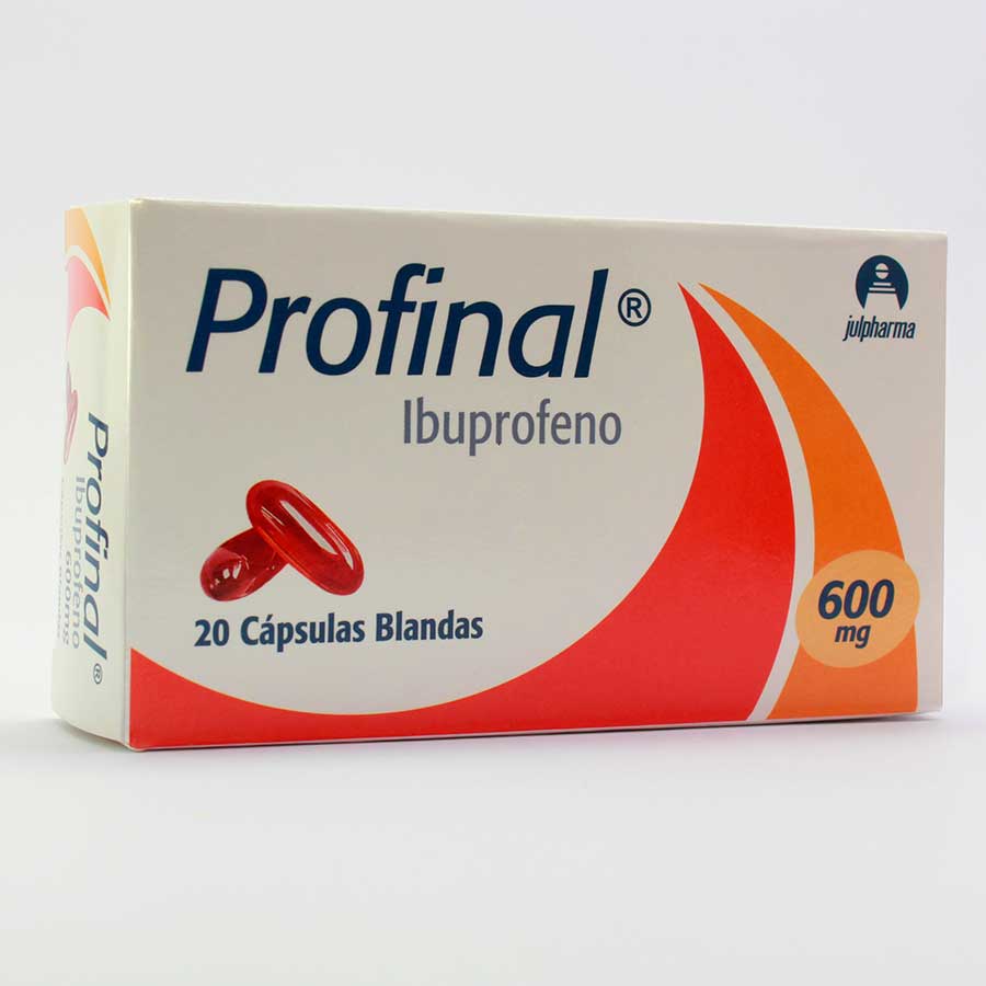 PROFINAL 600MG DYVENPRO FARMA COMERCIAL 1 Cápsulas Blandas 428144