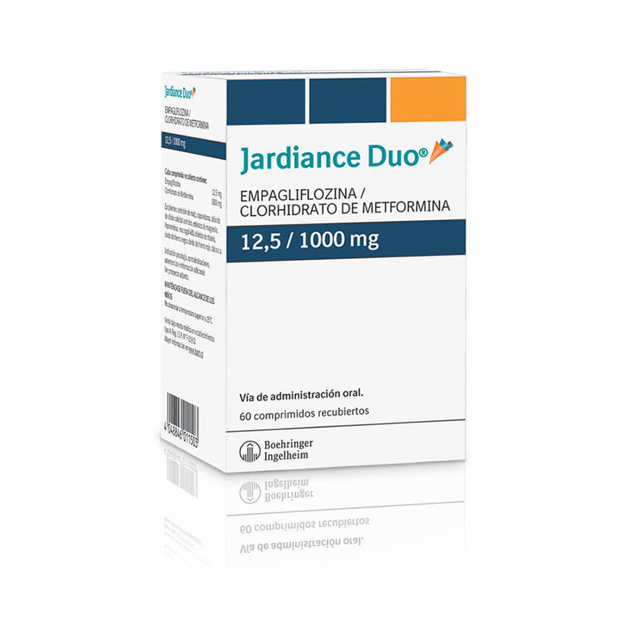 JARDIANCE 12.5/1000MG BOEHRINGER INGELHEIM - FARMA Comprimidos Duo428174