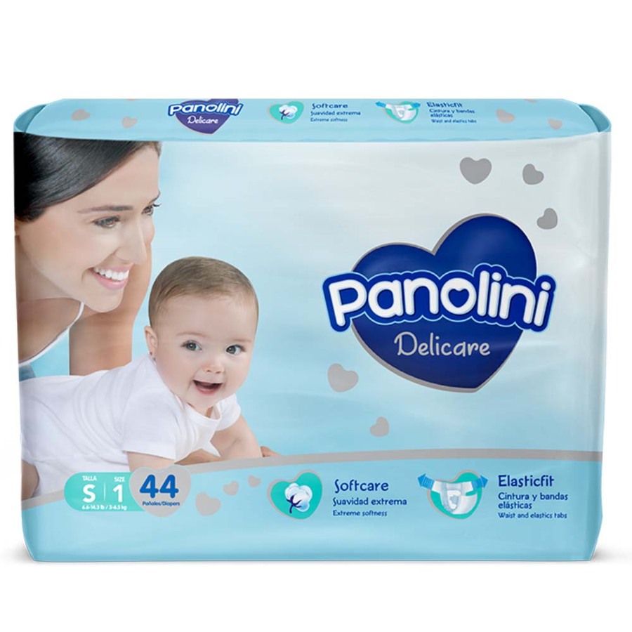  Pañal PANOLINI Delicare Small 44 unidades428199